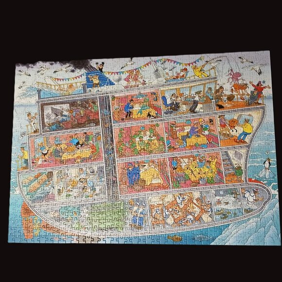 Jan Van Haasteren Cruise Ship Jigsaw Puzzle, 1000 Pieces - Picture 2 of 2